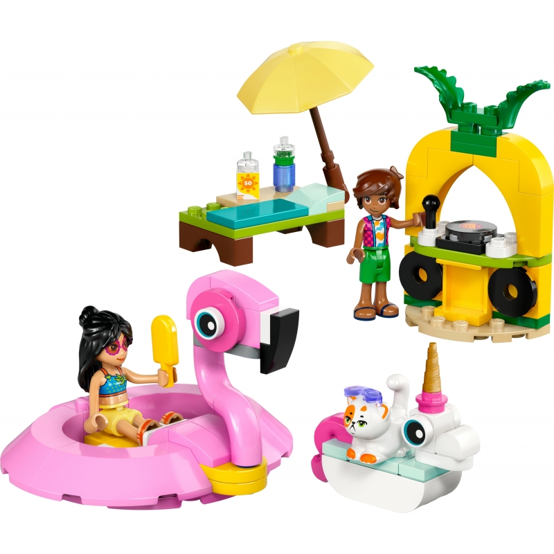 LEGO Pool Party con unicorno e fenicottero