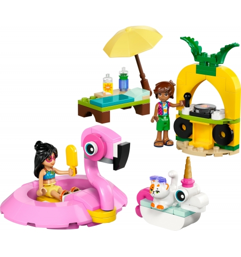 LEGO Pool Party con unicorno e fenicottero