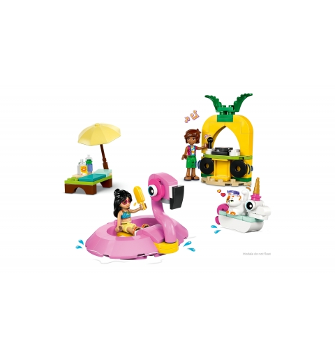 LEGO Pool Party con unicorno e fenicottero