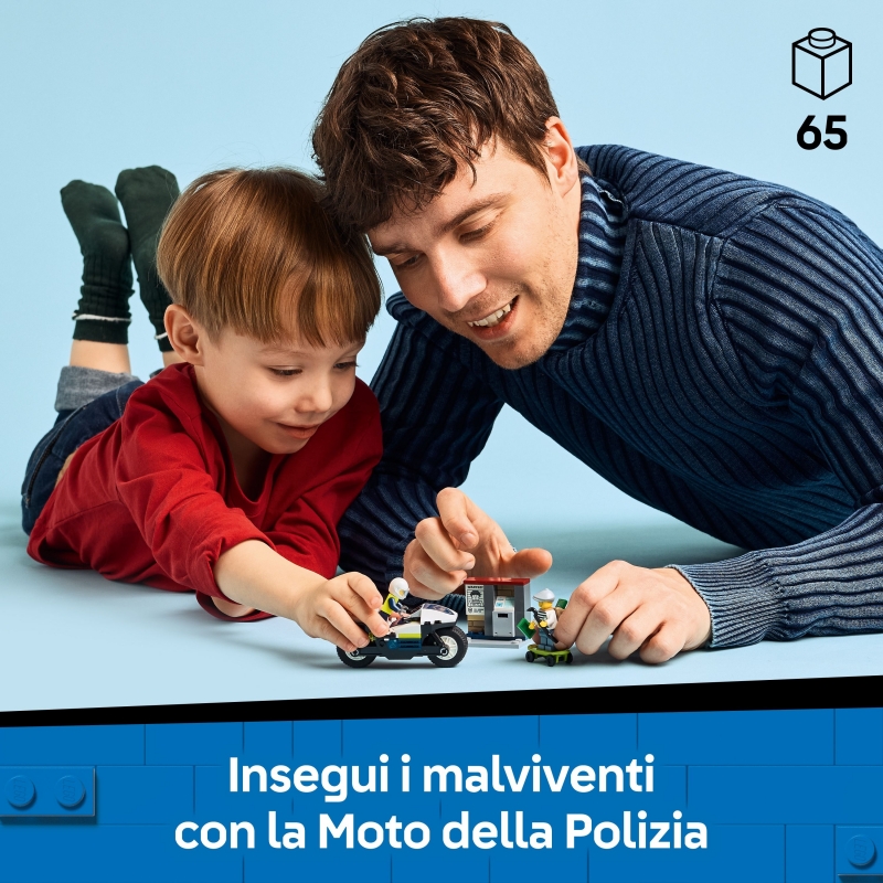 LEGO Inseguimento della moto della Polizia