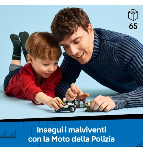 LEGO Inseguimento della moto della Polizia
