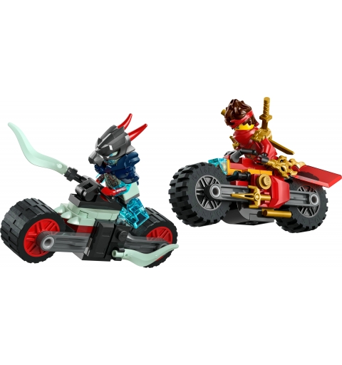LEGO Gara di velocità sulla moto di Kai