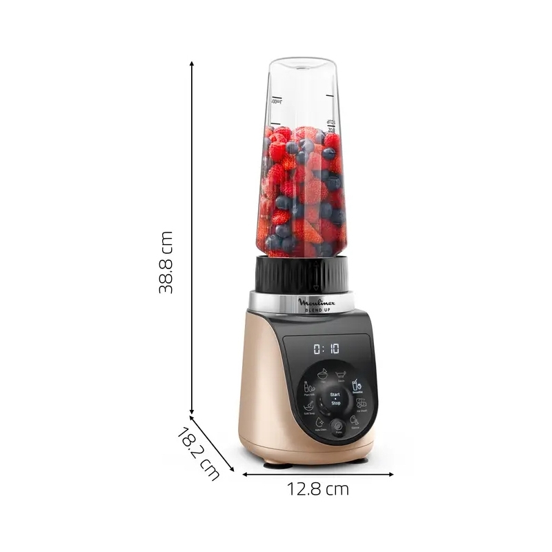 Moulinex Blend Up Frullatore potente, 1000 W, 8 programmi automatici LM190AF0