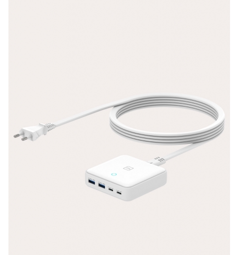Tucano MADEGA65EUW Caricabatterie per dispositivi mobili Universale Bianco AC Ricarica rapida Interno