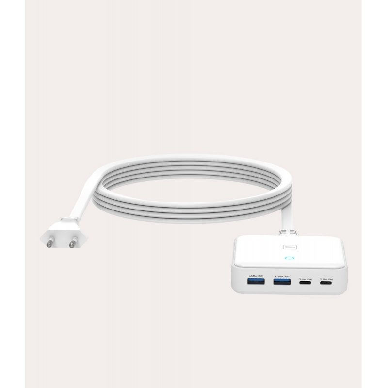 Tucano MADEGA65EUW Caricabatterie per dispositivi mobili Universale Bianco AC Ricarica rapida Interno