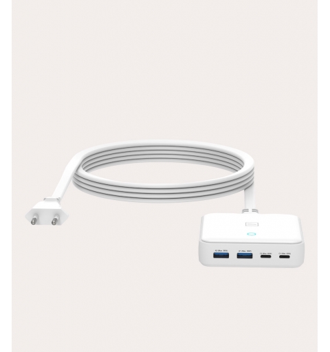 Tucano MADEGA65EUW mobile device charger Universal White AC Fast charging Indoor