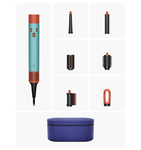 Dyson Airwrap Herramienta de peinado con múltiples accesorios Caliente Negro, Azul, Verde, Naranja 1300 W 2,675 m