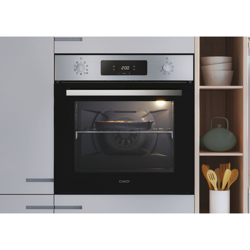 Candy Idea FCM955XRL CN 70 L Nero, Acciaio inox