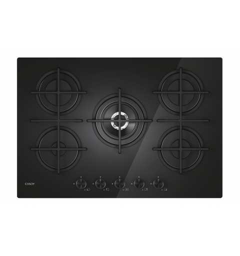 Candy CVG74WTB Black Built-in 75 cm Gas 5 zone(s)