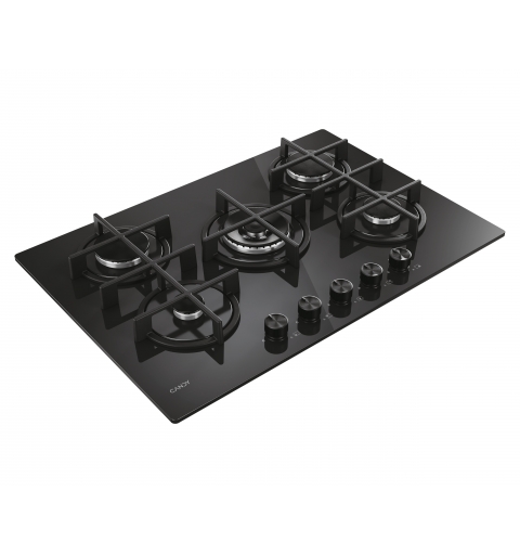 Candy CVG74WTB Nero Da incasso 75 cm Gas 5 Fornello(i)