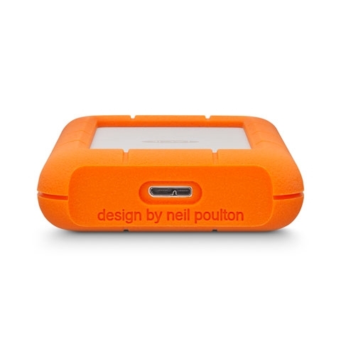 LaCie Rugged Mini disco rigido esterno 2 TB 5400 Giri min Micro-USB B 3.2 Gen 1 (3.1 Gen 1) Arancione, Argento