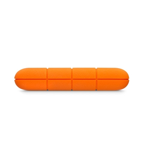 LaCie Rugged Mini disco rigido esterno 2 TB 5400 Giri min Micro-USB B 3.2 Gen 1 (3.1 Gen 1) Arancione, Argento