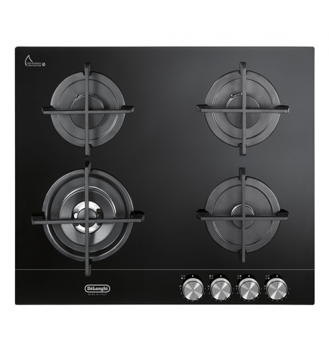 De’Longhi NSL 460 NCM piano cottura Nero Da incasso 60 cm Gas 4 Fornello(i)