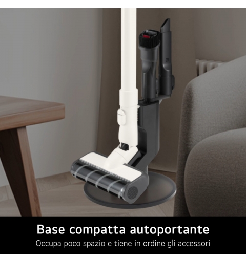 LG CordZero A9 Air, Aspirapolvere 150W, 40 min, 1 spazzola + 2 accessori, Autoportante, Corpo leggero, Calming Beige