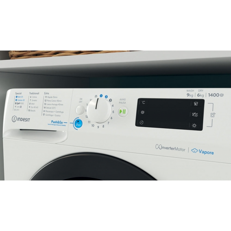 Indesit Lavasciuga a libera installazione BDE 96436 WKV IT - BDE 96436 WKV IT