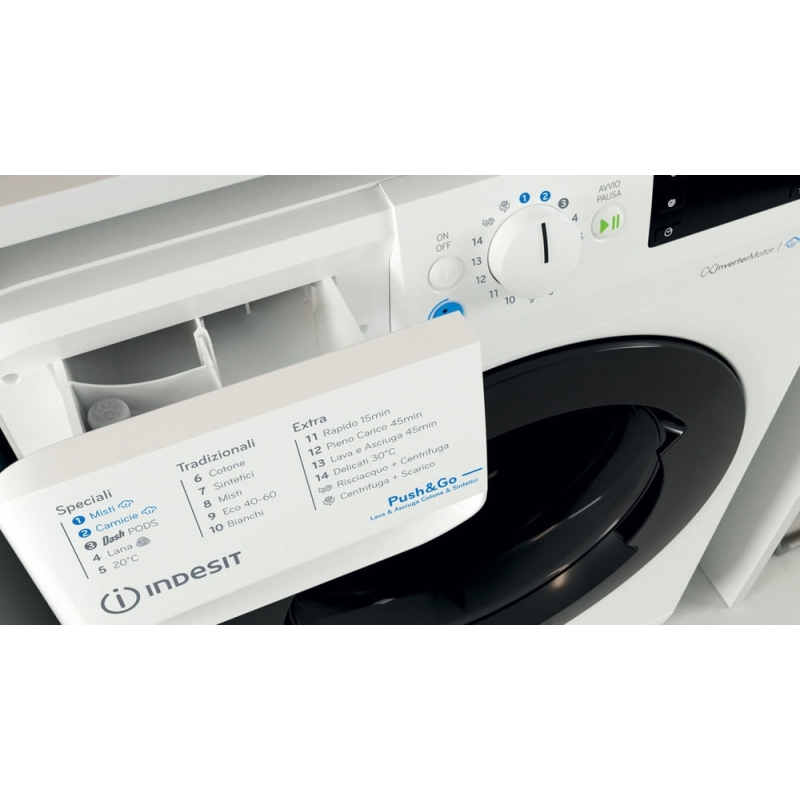 Indesit Lavasciuga a libera installazione BDE 96436 WKV IT - BDE 96436 WKV IT