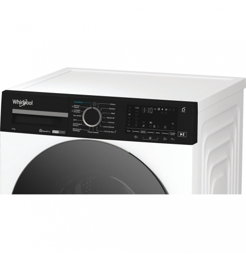 Whirlpool FRONT LOADER STD, Capacità 12kg, classe A -10%, bianco, Autodose, vapore, porta nera, Wi-Fi
