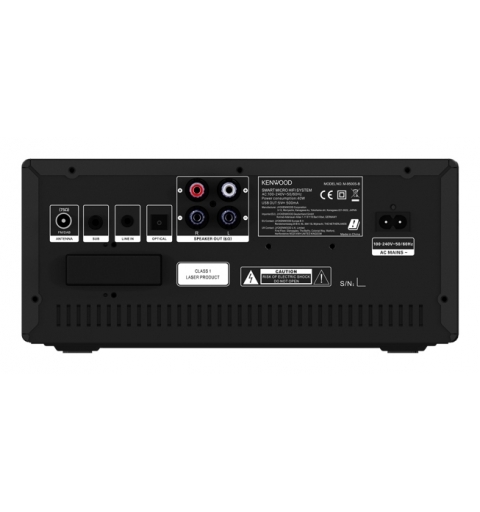 Kenwood Electronics M-9500S-B Microcadena de música para uso doméstico 100 W Negro
