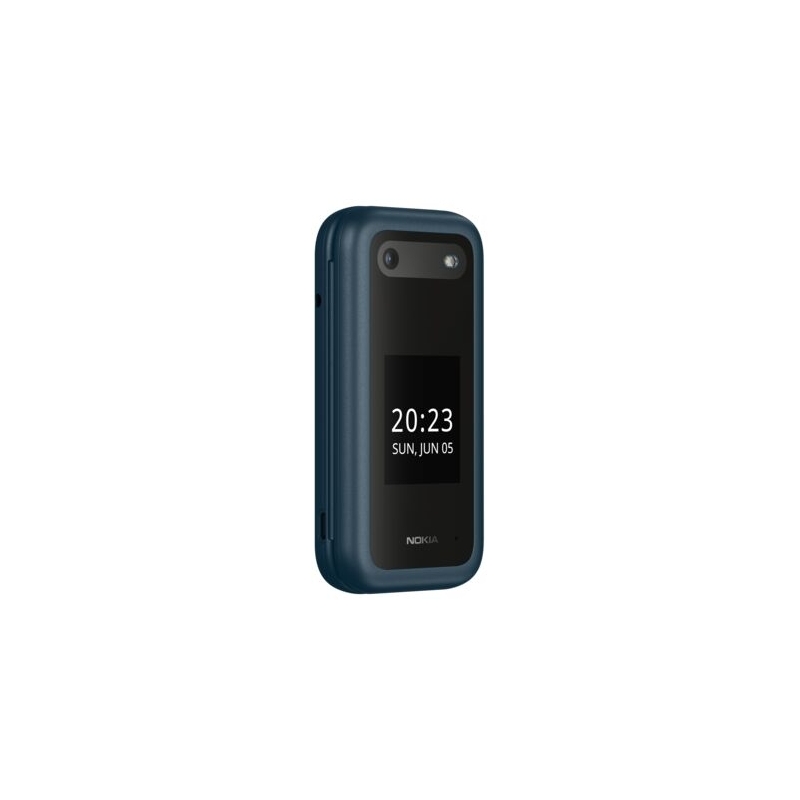HMD Nokia 2660 Flip - 4G, VoLTE, 2,8"+1,77", 0,3MP, 48MB 128MB, Blue