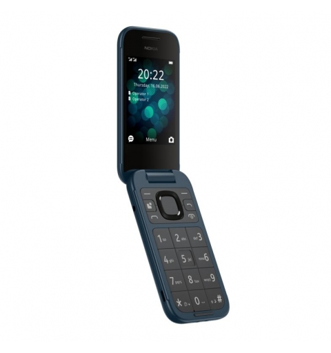 HMD Nokia 2660 Flip - 4G, VoLTE, 2,8"+1,77", 0,3MP, 48MB 128MB, Blue