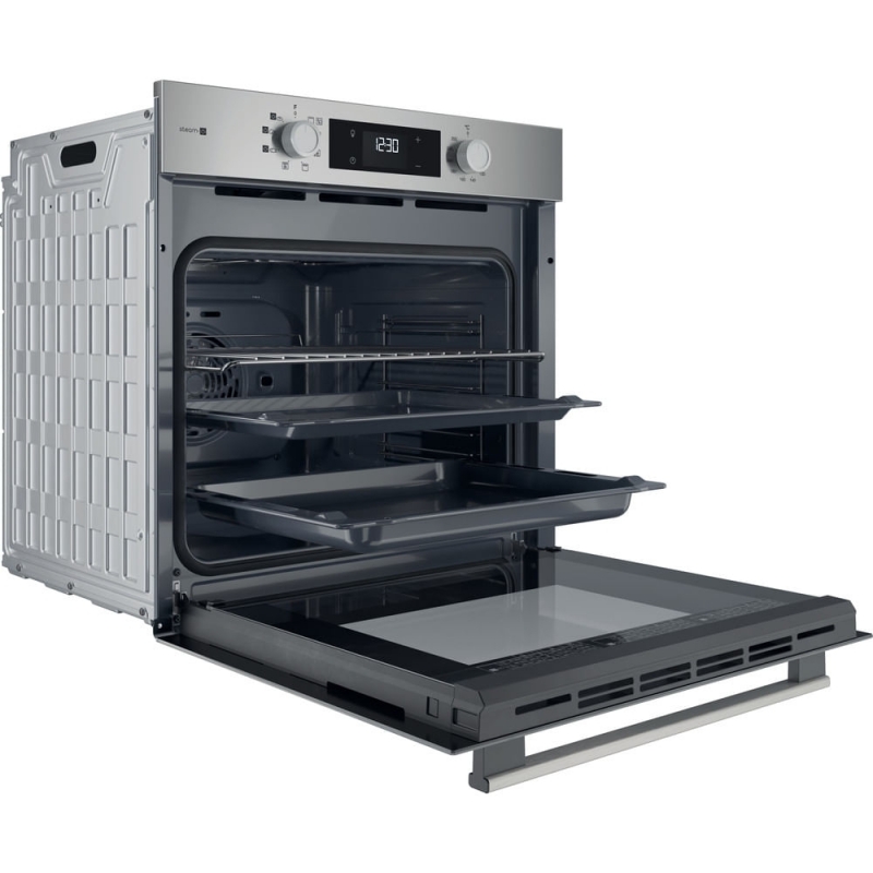 Hotpoint HAO 255HS X 71 L Black, Stainless steel