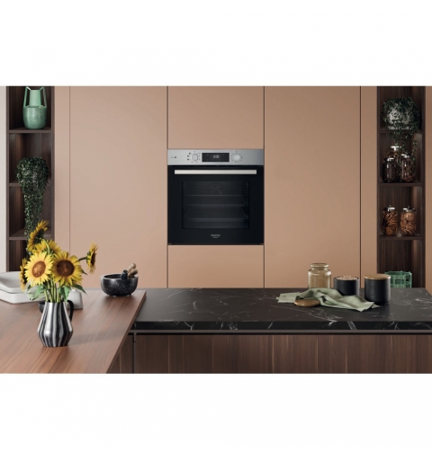 Hotpoint HAO 255HS X 71 L Black, Stainless steel