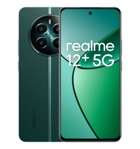 realme 12+ 16,9 cm (6.67") Dual-SIM Android 14 5G USB Typ-C 8 GB 256 GB 5000 mAh Grün