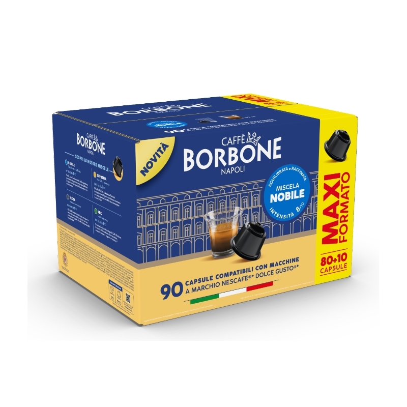 Caffè Borbone DGBBLUNOBILE90N Kaffeekapsel & Kaffeepad 90 Stück(e)