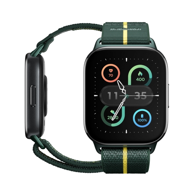 Motorola moto watch fit 4,83 cm (1.9") OLED 44.5 mm Digital Touchscreen Grün, Grau GPS