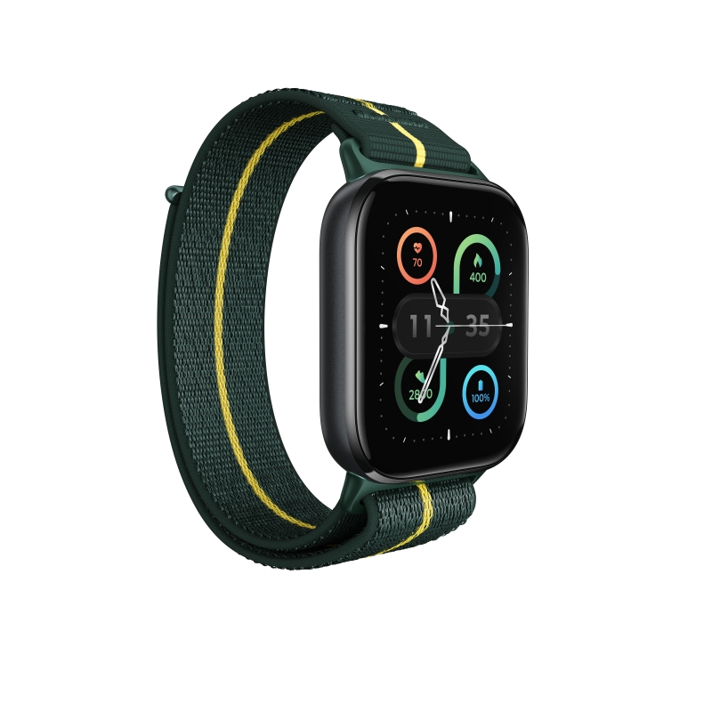 Motorola moto watch fit 4,83 cm (1.9") OLED 44.5 mm Digital Touchscreen Grün, Grau GPS