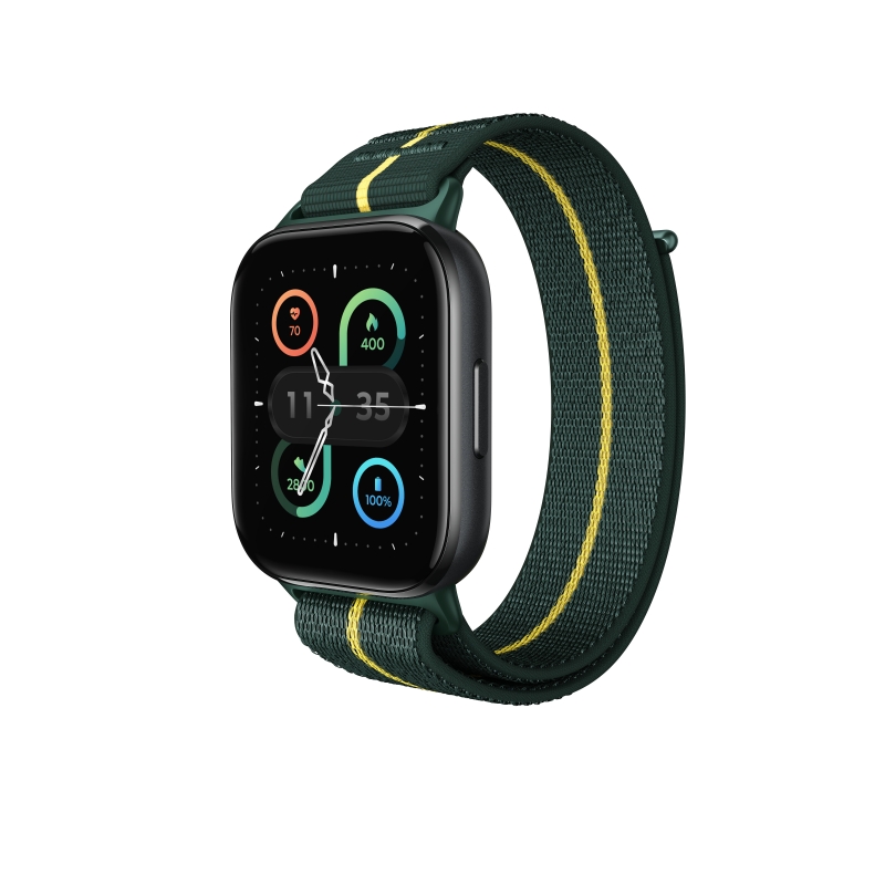 Motorola moto watch fit 4,83 cm (1.9") OLED 44.5 mm Digital Touchscreen Grün, Grau GPS