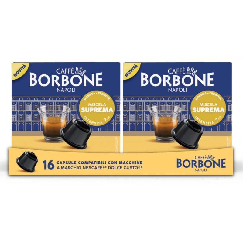 Caffè Borbone DGBOROSUPREMA90N Kaffeekapsel & Kaffeepad 16 Stück(e)
