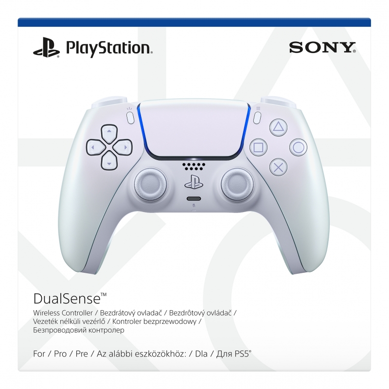 Sony DualSense Chrome, Pearl Bluetooth USB Gamepad Analogue Digital PlayStation 5