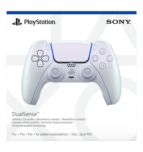 Sony DualSense Chrome, Pearl Bluetooth USB Gamepad Analogue Digital PlayStation 5