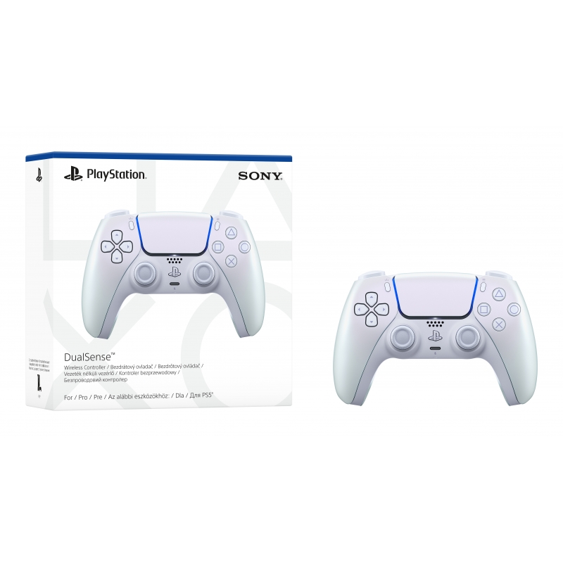 Sony DualSense Chrome, Pearl Bluetooth USB Gamepad Analogue Digital PlayStation 5