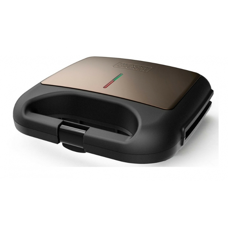 Black & Decker BXSA752E sandwich maker 750 W Black, Bronze