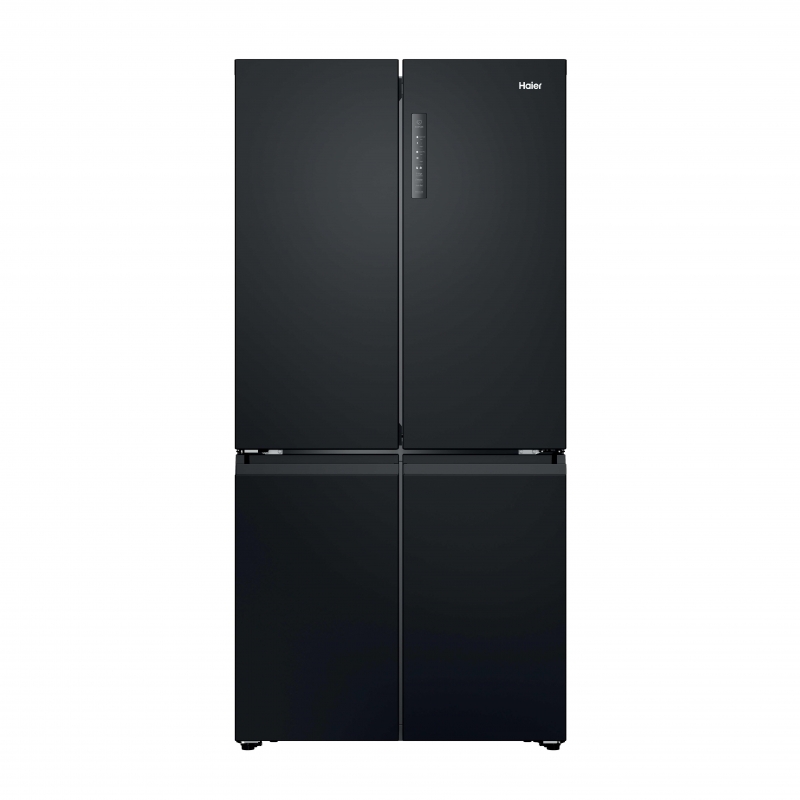 Haier HCR39F19ENPT Side-by-Side Kühlkombination Freistehend 646 l E Schwarz