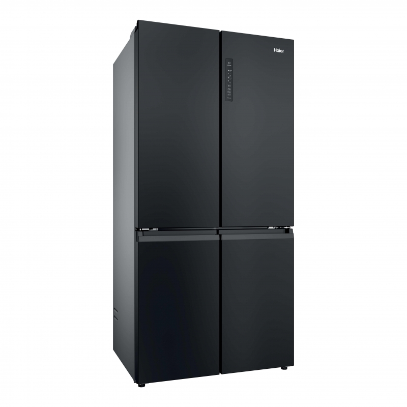 Haier HCR39F19ENPT Side-by-Side Kühlkombination Freistehend 646 l E Schwarz