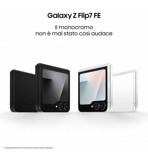 Samsung Galaxy Z Flip7 FE 17 cm (6.7") 5G 8 Go 128 Go 4000 mAh Noir