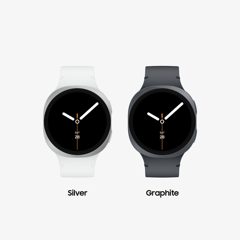 Samsung Galaxy Watch 8 3.81 cm (1.5") AMOLED 44 mm Digital 480 x 480 pixels Touchscreen Silver Wi-Fi GPS (satellite)