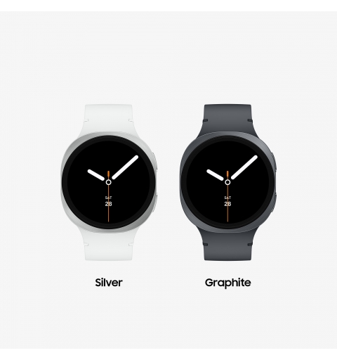 Samsung Galaxy Watch 8 3.81 cm (1.5") AMOLED 44 mm Digital 480 x 480 pixels Touchscreen Silver Wi-Fi GPS (satellite)