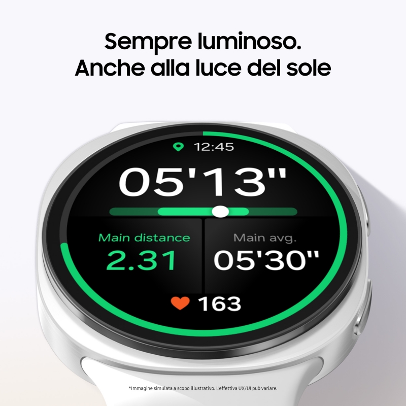 Samsung Galaxy Watch 8 3.81 cm (1.5") AMOLED 44 mm Digital 480 x 480 pixels Touchscreen Silver Wi-Fi GPS (satellite)