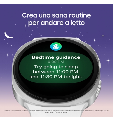 Samsung Galaxy Watch 8 3.81 cm (1.5") AMOLED 44 mm Digital 480 x 480 pixels Touchscreen Silver Wi-Fi GPS (satellite)