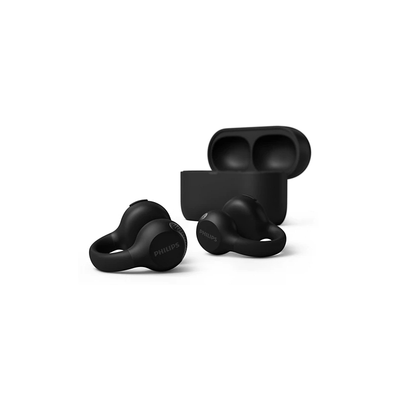 Philips 2000 series TAQ2000BK Headset True Wireless Stereo (TWS) Ear-clip-on, Open-ear Calls Music Bluetooth Black