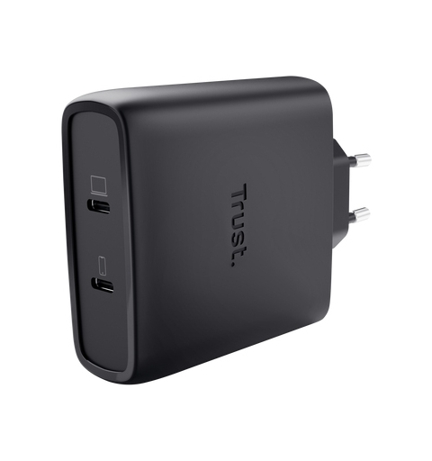 Trust Maxo USB-C-GaN-Ladegerät 100 W mit 2 Anschlüssen