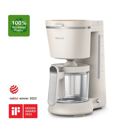 Philips Eco Conscious Edition HD5120 00 Cafetière filtre - Plastiques 100% biosourcés