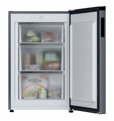 Candy CNUQ2L58EX Upright freezer Freestanding 90 L E Silver