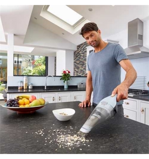 Black & Decker NVC215W Handstaubsauger Blau, Grau Beutellos