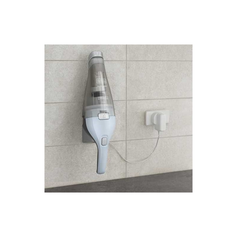 Black & Decker NVC215W Handstaubsauger Blau, Grau Beutellos
