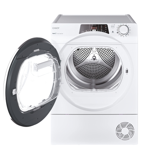 Candy RapidÓ ROE H8A2TCEX-S sèche-linge Pose libre Charge avant 8 kg Blanc